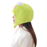 Novelty Funny Frog Hat Headgear Head Cover Animal Plush Cap Halloween Costume Party Photo Props - INSWEAR